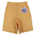 Hang Ten Shorts Womens 3/4 Vintage 90s Yellow Cotton High Rise Made in USA NOS - take2supply