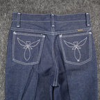Maverick Straight Leg Jeans Boys 14 Regular Vintage 70s Blue Cotton USA Z135DAR - take2supply