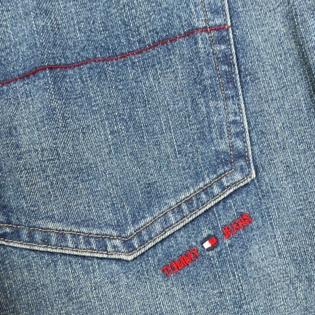Tommy Hilfiger Y2K Slouch Fit Jeans Boy 20 Blue Cotton NWT Deadstock - take2supply