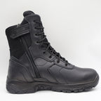 Battle Ops Tactical Boot Mens 10.5 Waterproof Side Zip Black Leather BOPS8001 - take2supply