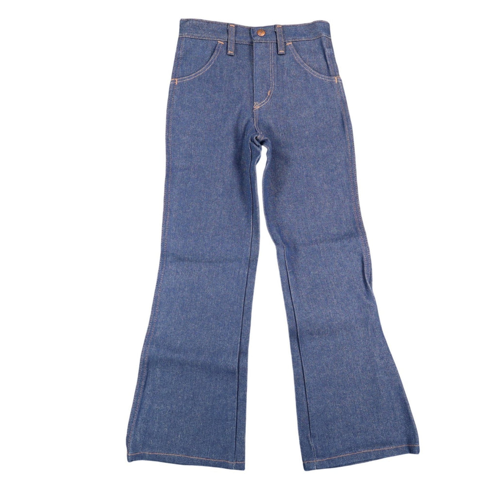 Maverick Western Boot Jean Boys 9 Reg Vintage Indigo Blue Denim Made in USA NEW - take2supply