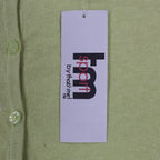 TM Sport That's Me Cardigan Sweater Womens Small Green Embroidered Ramie NWT - take2supply