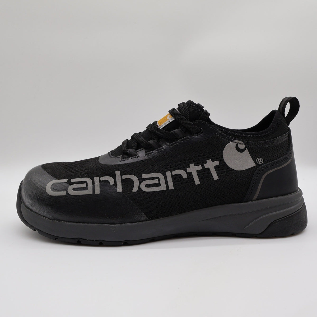 Carhartt Force Nano Composite Toe Work Shoe Mens 10W Black Knit Safety FA3401-M - take2supply