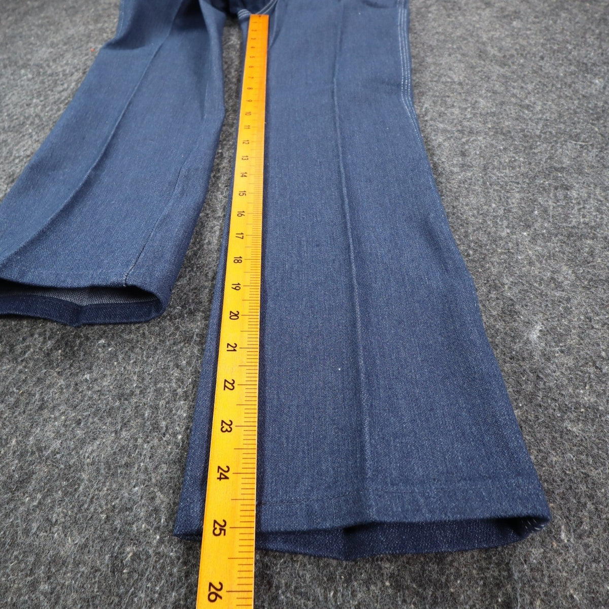 Maverick Jeans Boys 10 Reg Vintage 70s Blue Cotton Poly Straight Leg Deadstock - take2supply