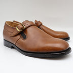 Young Explorers Lyons Monk Strap Shoes Boys 13 Vintage Brown Leather Deadstock - take2supply