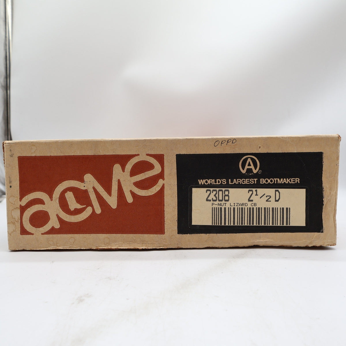 Acme Vintage Western Cowboy Boots Kids 2.5 D Brown Leather Deadstock NWT - take2supply