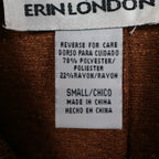 Erin London Jacket Womens S Camel Brown Textured Zip Front Collared NWT NOS - take2supply