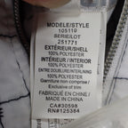 Marcona Reversible Quilted Jacket Womens Medium White Navy Grid Snap Front NWT - take2supply