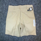 Wolf Mountain Key Shorts Mens 32 Tan Khaki 100% Cotton Pleated Vintage USA NWT - take2supply