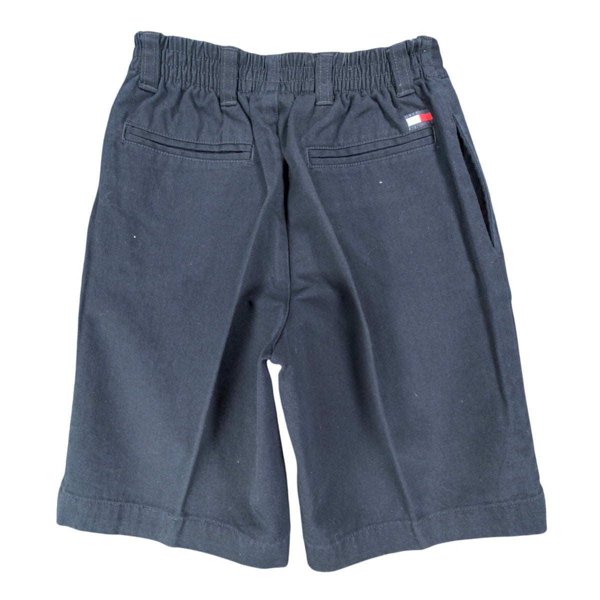 Tommy Hilfiger Y2K Pleated Chino Shorts Kids 6 Navy Blue Cotton NWT - take2supply
