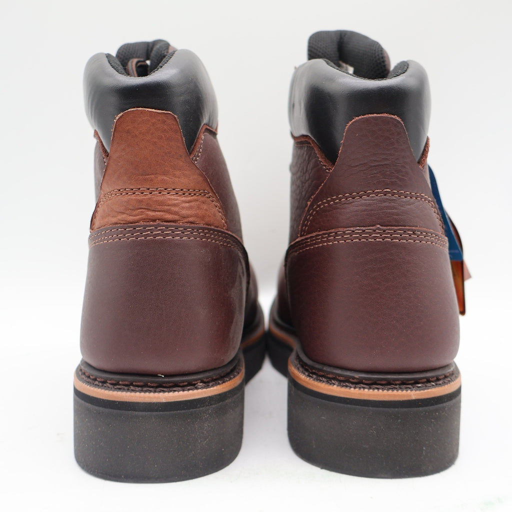 Golden Retriever Work Boots Mens 9 Waterproof Brown Leather 6" Wedge Sole 2901 - take2supply