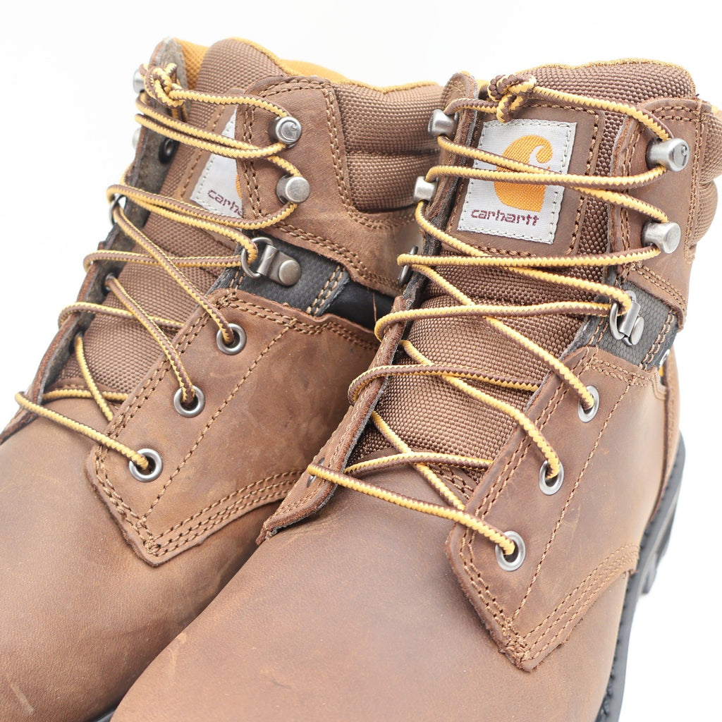 Carhartt 6-Inch Work Boot Mens 8.5 Brown Leather Soft Toe EH CMW6174 NEW - take2supply