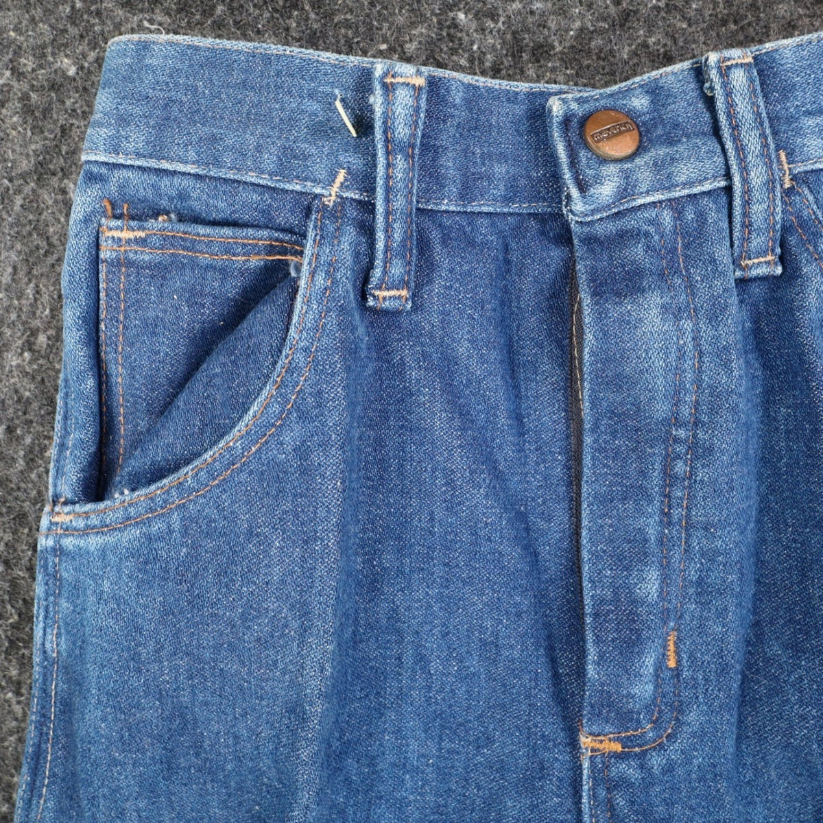 Young Maverick Jeans Girls 10 Slim Vintage 80s Blue Cotton Straight Deadstock - take2supply