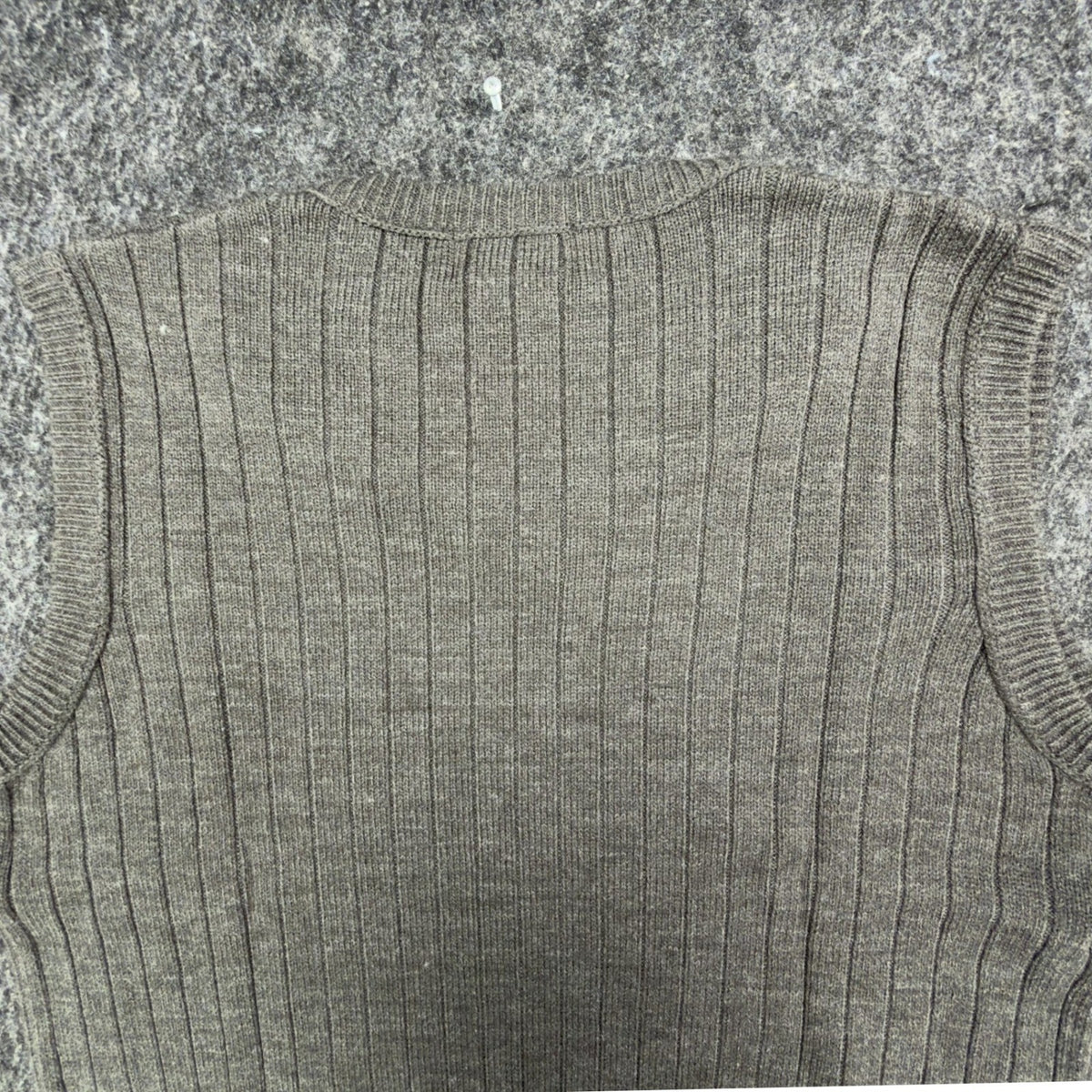 D'Avila Vintage Y2K Sweater Vest Mens Medium Gray Acrylic NWT C528 - take2supply