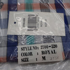 Cotton Traders Plaid Shirt Mens Medium Royal Blue Orange Check Button Down NWT - take2supply