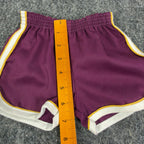 Vintage 80s Dolphin Shorts Baby 9 Months Purple Yellow White Retro Gym New - take2supply