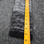 VioletRuby Cardigan Womens Medium Black Grey Ombre Marled Longline NWT - take2supply