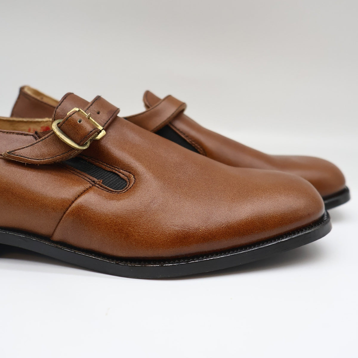 Young Explorers Lyons Boys Loafers 2.5 Vintage Leather Monk Strap Antique Brass - take2supply