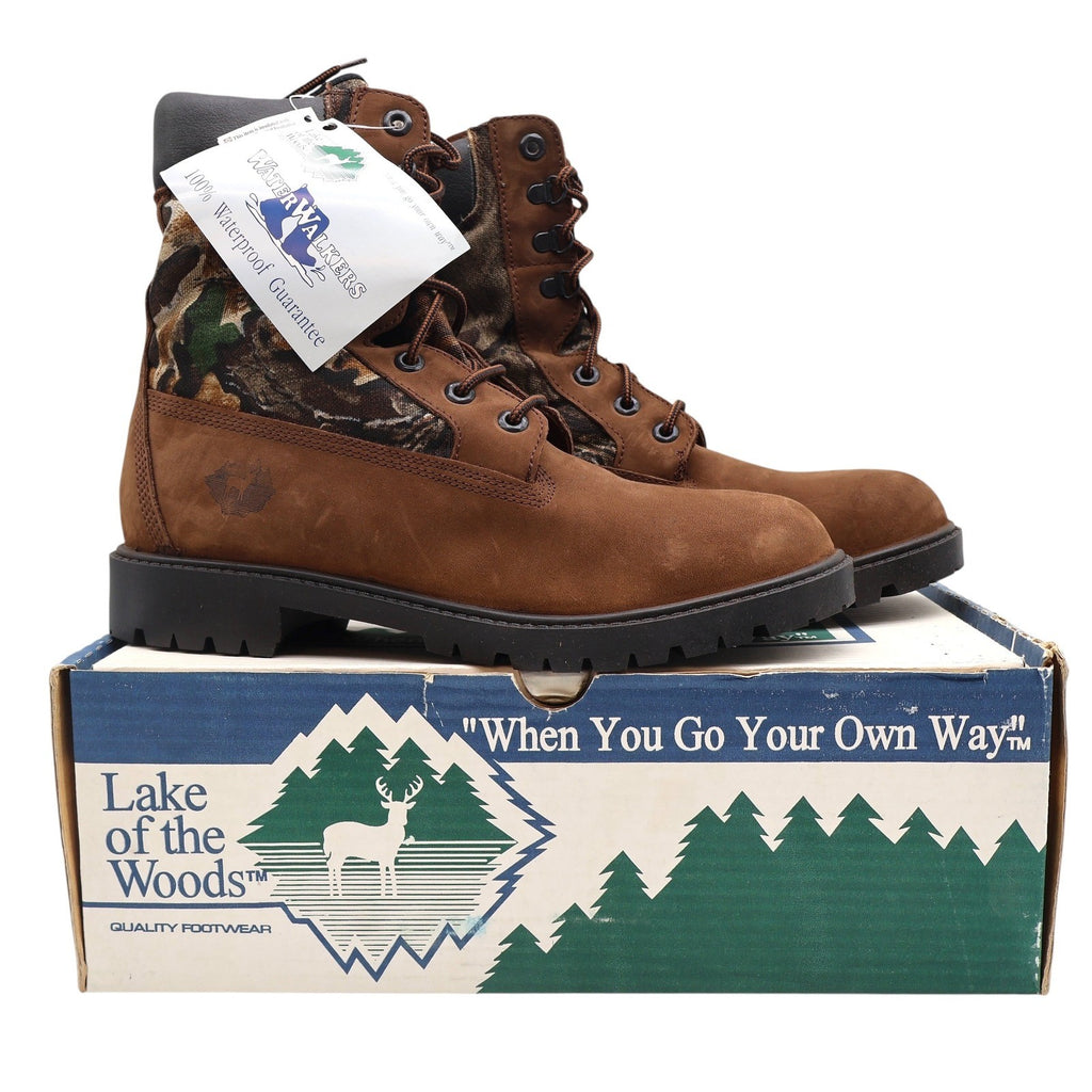 Lake of the Woods Hunting Boots Mens 10.5 Vintage Brown Camo Waterproof 5113 - take2supply