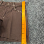 Linchers Vintage 70s Shorts Boys W27 Brown Cotton Poly NWT Deadstock USA Made - take2supply