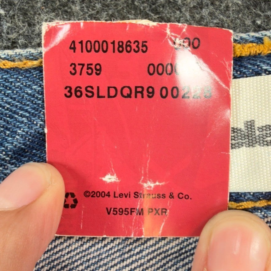 Levi's 550 Boys 14 Slim Medium Wash Cotton Relaxed Fit Vintage Y2K NWT - take2supply