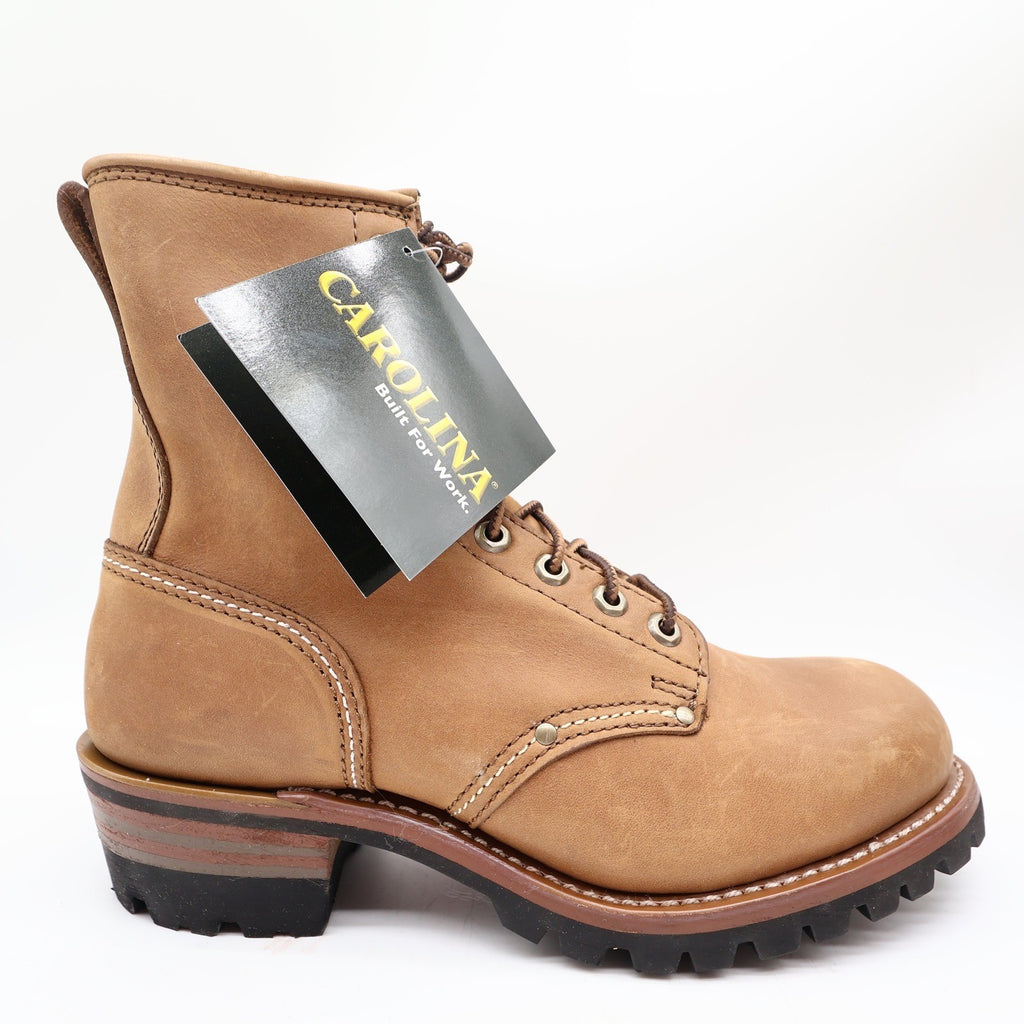 Carolina Logger Boots Mens 9 2E Brown Leather Steel Toe Work Boots NWT 8585 - take2supply