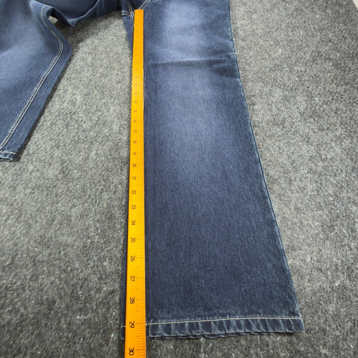 Tommy Hilfiger Y2K Freedom Fit Jeans Boy 20 Blue Cotton NWT Deadstock Baggy - take2supply