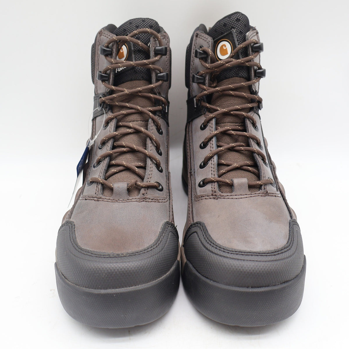 Carhartt Force Work Boots Mens 8.5 Brown Waterproof Leather Soft Toe CMA6046 NEW - take2supply