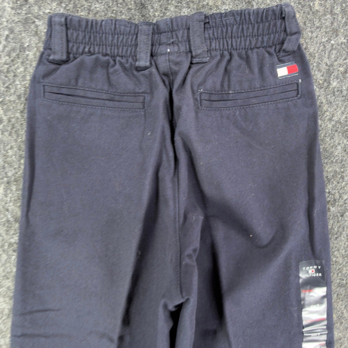 Tommy Hilfiger Y2K Chino Pants Boys 5 Navy Blue Cotton NWT Deadstock - take2supply
