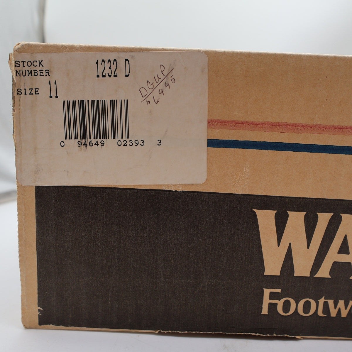 Walker Vintage Western Boots Mens 11 Brown Leather Deadstock NIB USA Made - take2supply