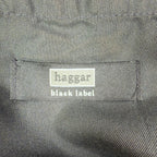 Haggar Pants Mens 33x30 Navy Blue Cotton Pleated Black Label Vintage Y2K NWT - take2supply