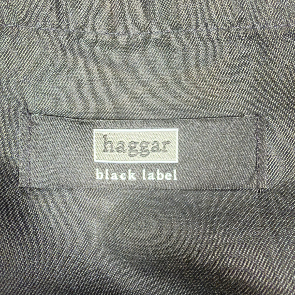 Haggar Pants Mens 33x30 Navy Blue Cotton Pleated Black Label Vintage Y2K NWT - take2supply