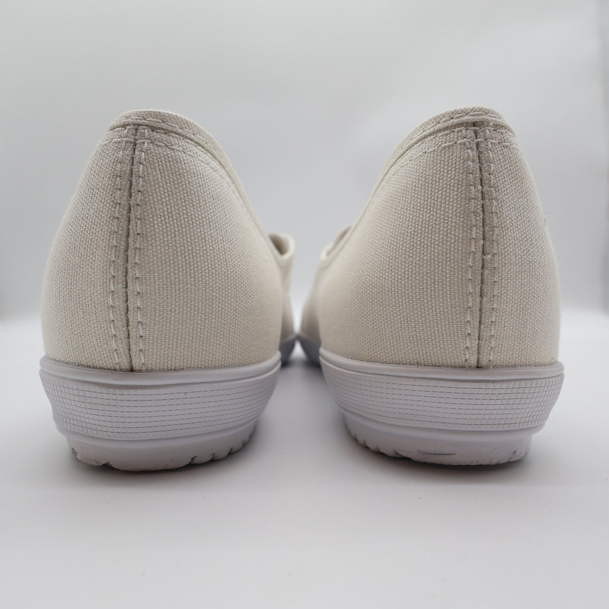 Grasshoppers Skipjack II Women 10 White Canvas Hook Loop Slip On Sneaker EF20000 - take2supply