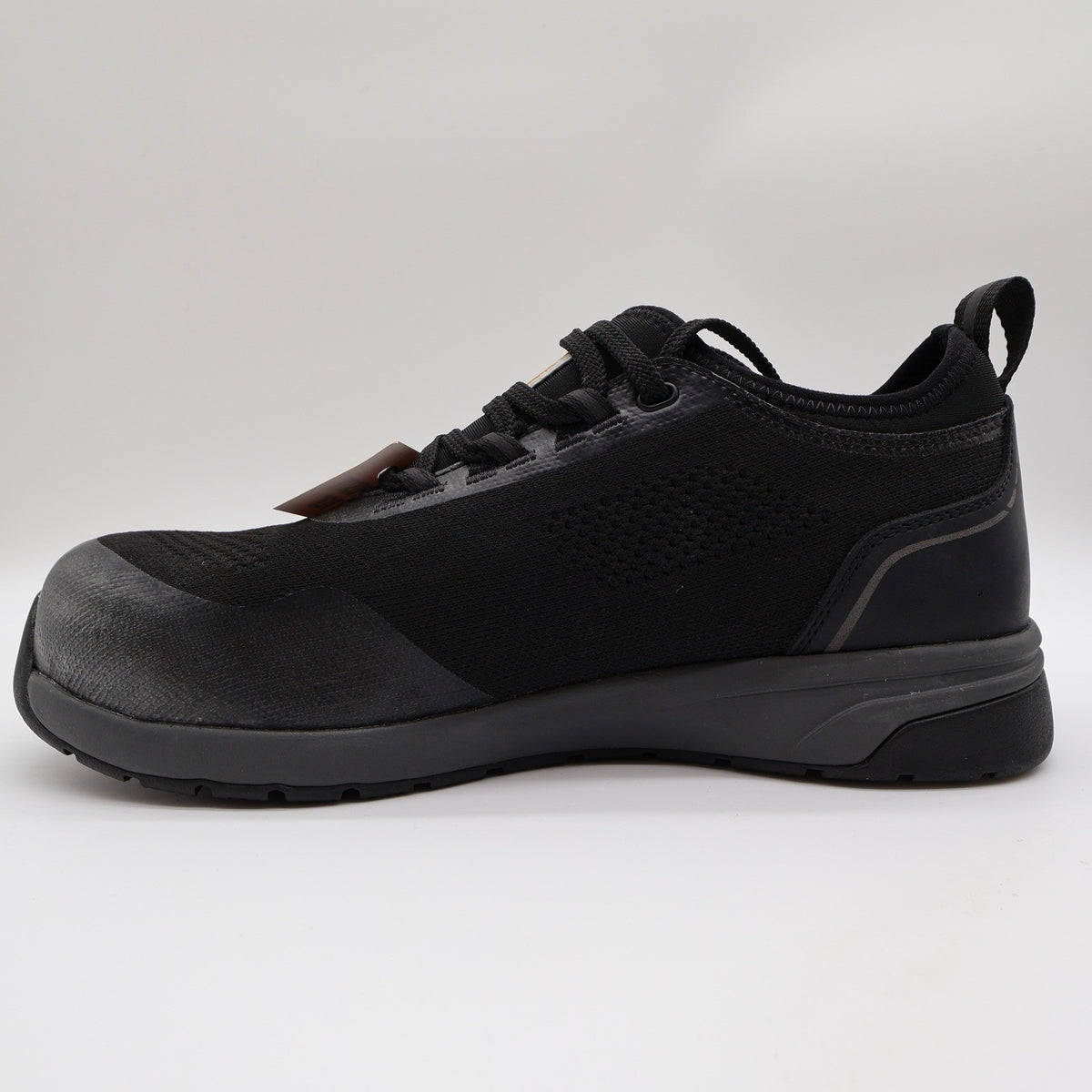 Carhartt Force Nano Composite Toe Work Shoe Mens 10W Black Knit Safety FA3401-M - take2supply