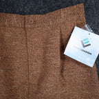 Erin London Pants Womens S Camel Brown Pleated Straight Leg NWT NOS - take2supply