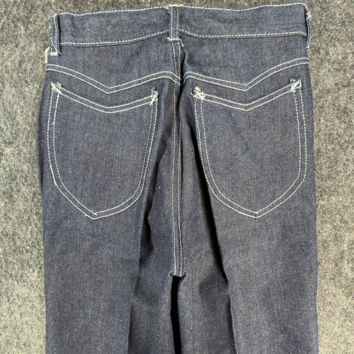 California Babe Jeans Womens 7 Blue Cotton High Waist Flare Vintage 70s - take2supply