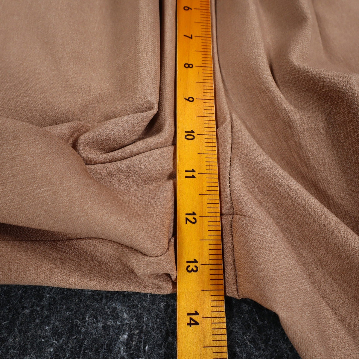 Southern Lady Pants Womens 12 Light Camel Pull On Straight Leg NWT NOS - take2supply