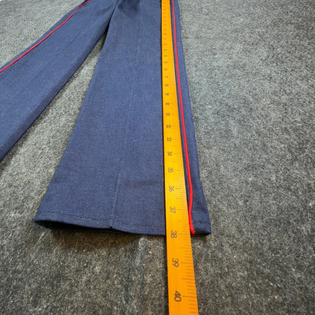 Young Maverick Vintage 80s Jeans Girls 10 Blue Cotton Red Piping NWT NOS USA - take2supply
