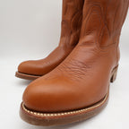 Walker Vintage Western Boots Mens 11 Brown Leather Deadstock NIB USA Made - take2supply