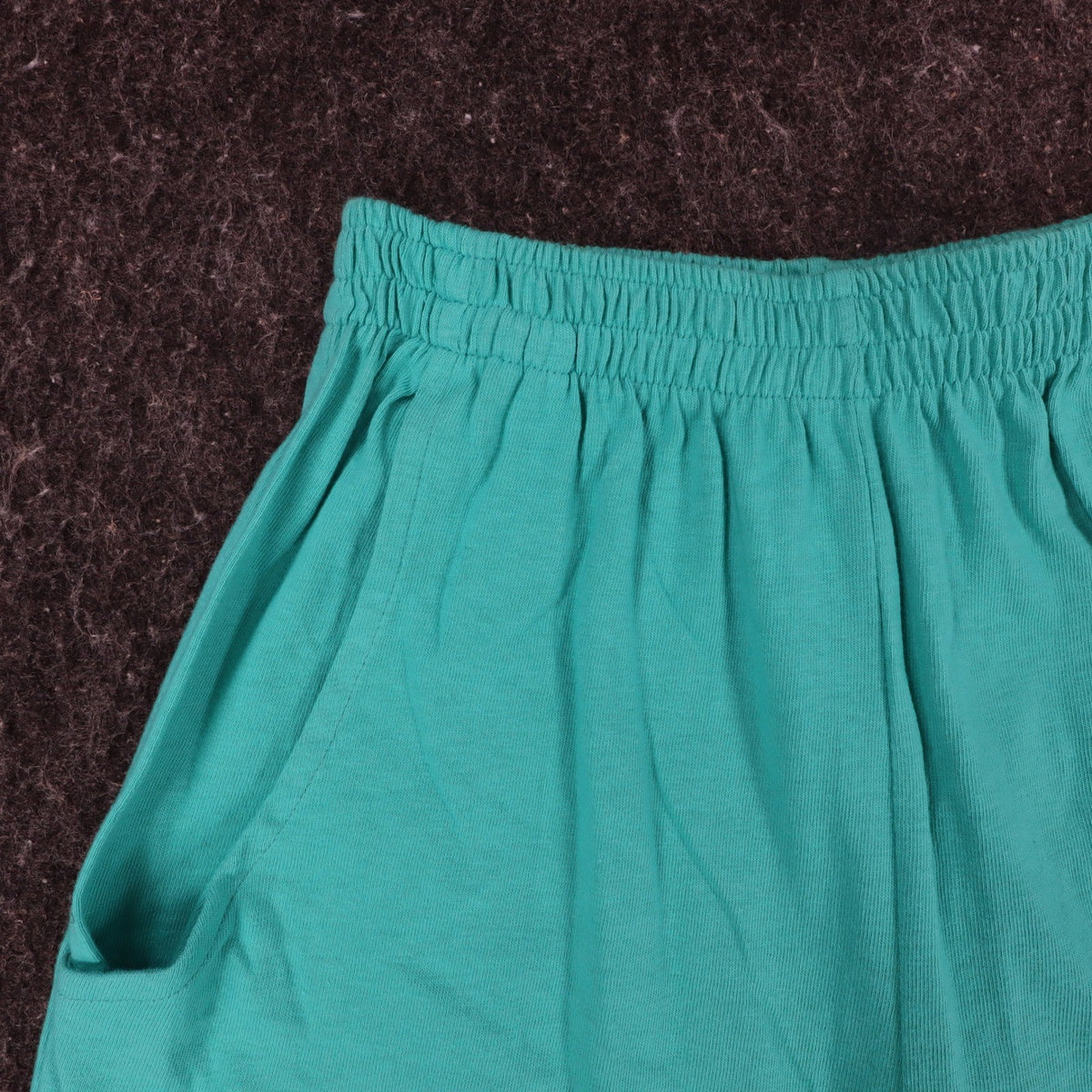 Hang Ten Shorts Womens XS Vintage 90s Teal Green Cotton Knit Made in USA NWT - take2supply