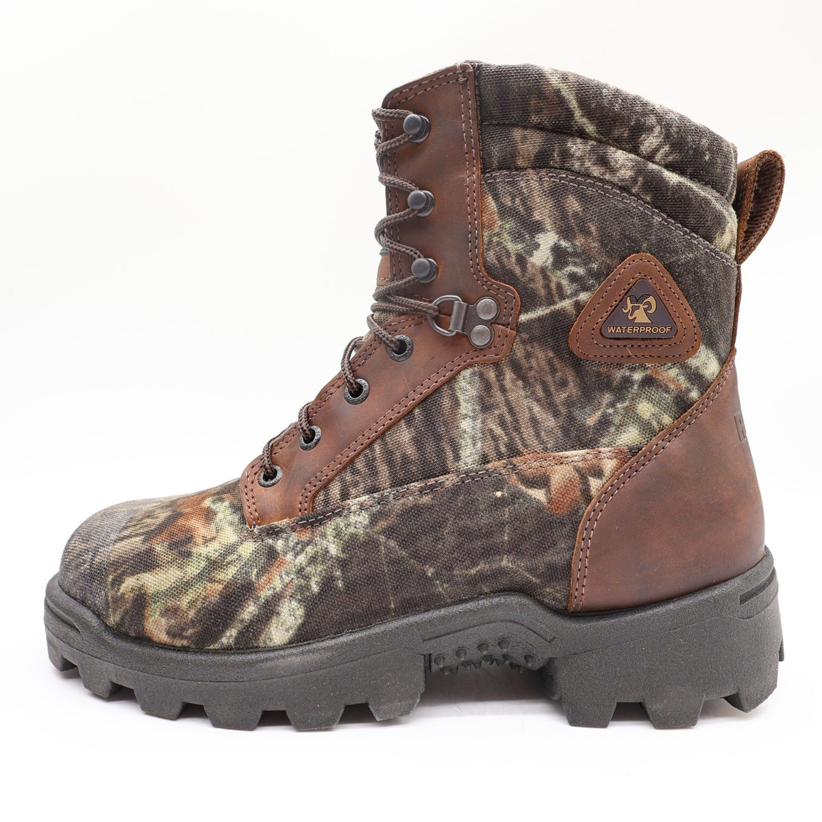 Rocky Y2K Wild Dawg 6" Hunting Boots Mens 8.5 MW Camo Leather New - take2supply