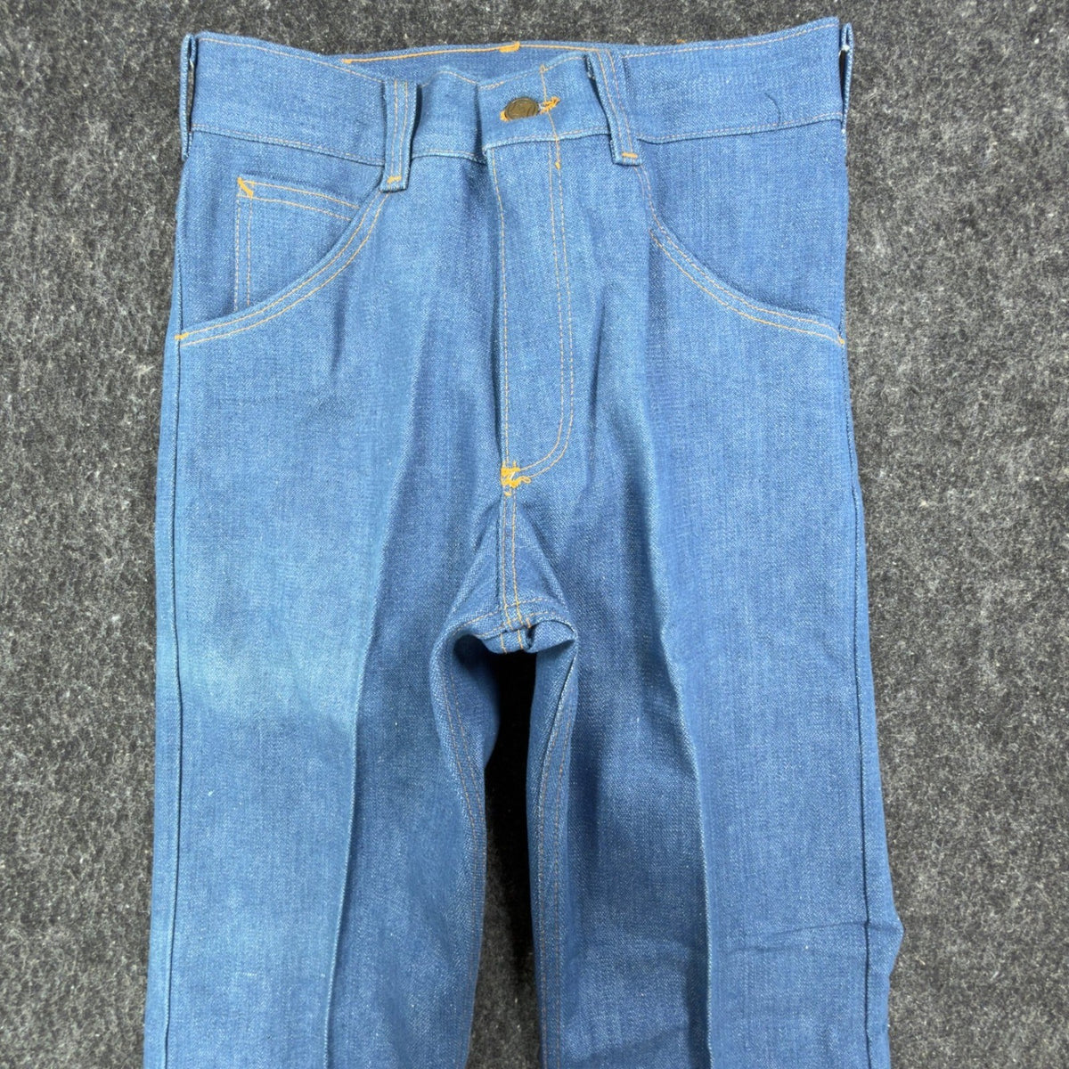 Key Jeans Vintage 70s Denim Pants Dept 27 Blue Cotton Deadstock NEW - take2supply
