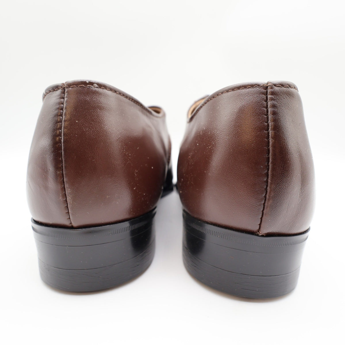 Barclay Endicott Johnson Brown Leather Oxford Shoes Mens 11 EEE Wide Vintage USA - take2supply