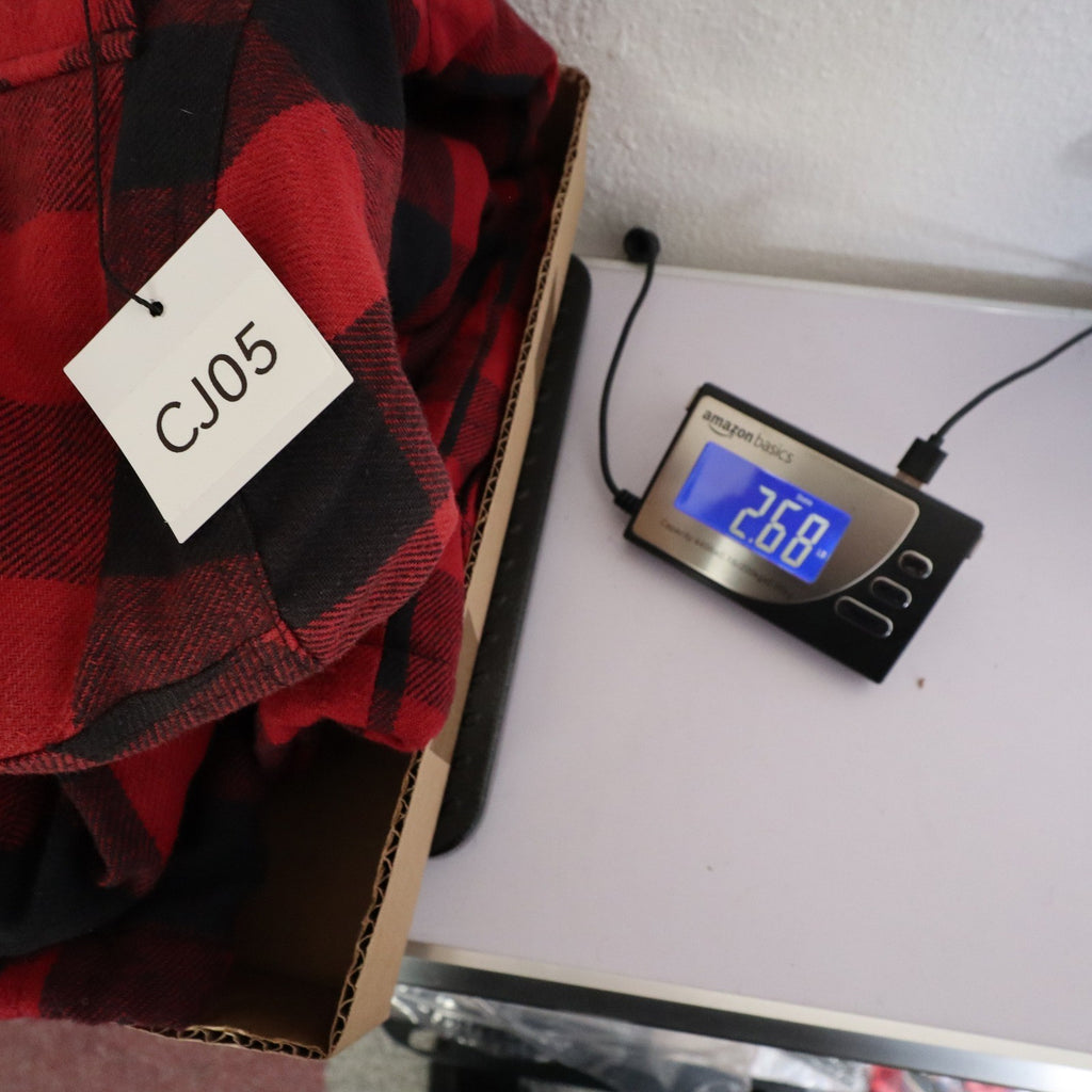 Dickies Rancher Jacket Mens Medium Red Black Buffalo Plaid Detachable Hood NWT - take2supply