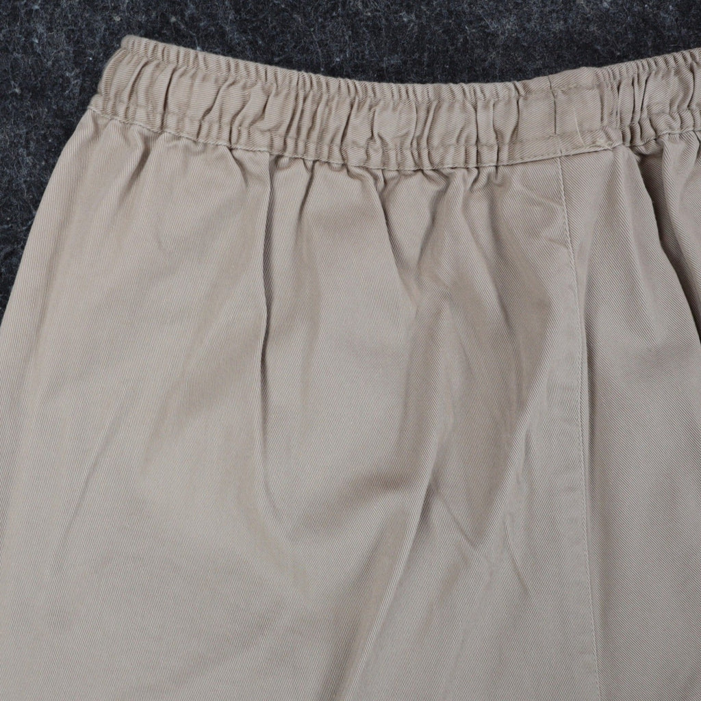 Company Collection Shorts Womens 10 Vintage 90s Tan Cotton Drawstring Deadstock - take2supply