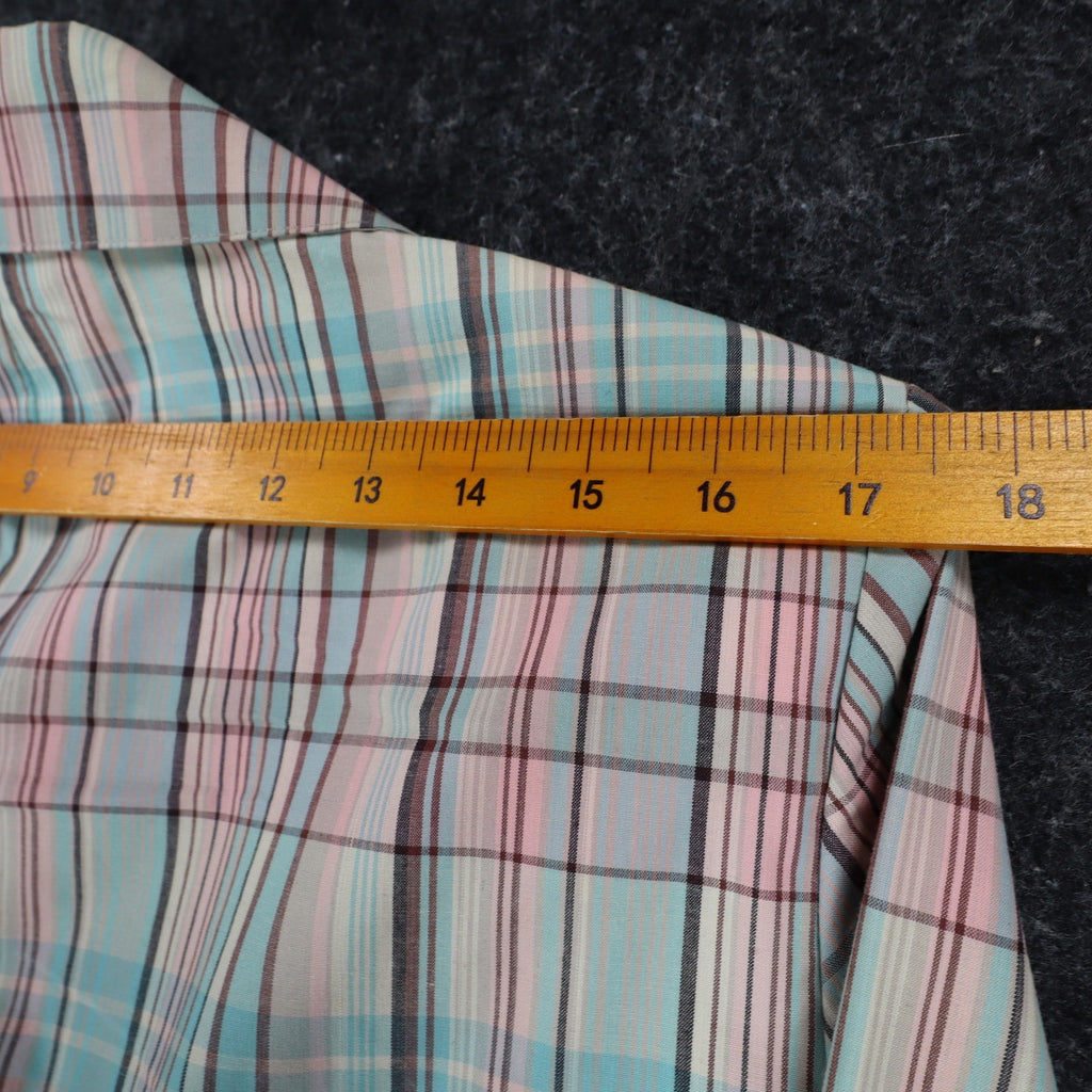 Company Collection Blazer Womens 12 Pastel Plaid Cotton Blend Unlined Jacket NWT - take2supply