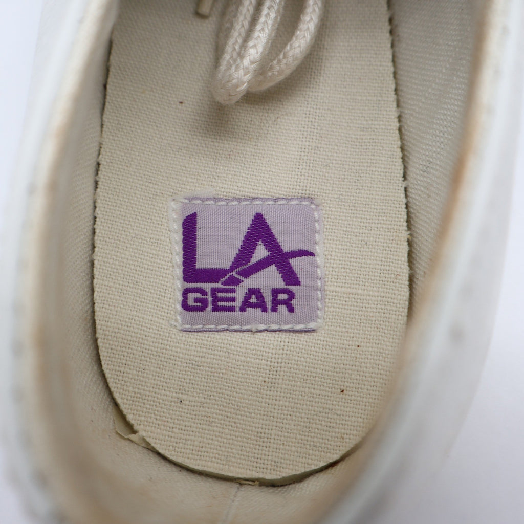 LA Gear Lifestyle Casual Women 10 Vintage 94 White Leather Classic Workout 6814 - take2supply