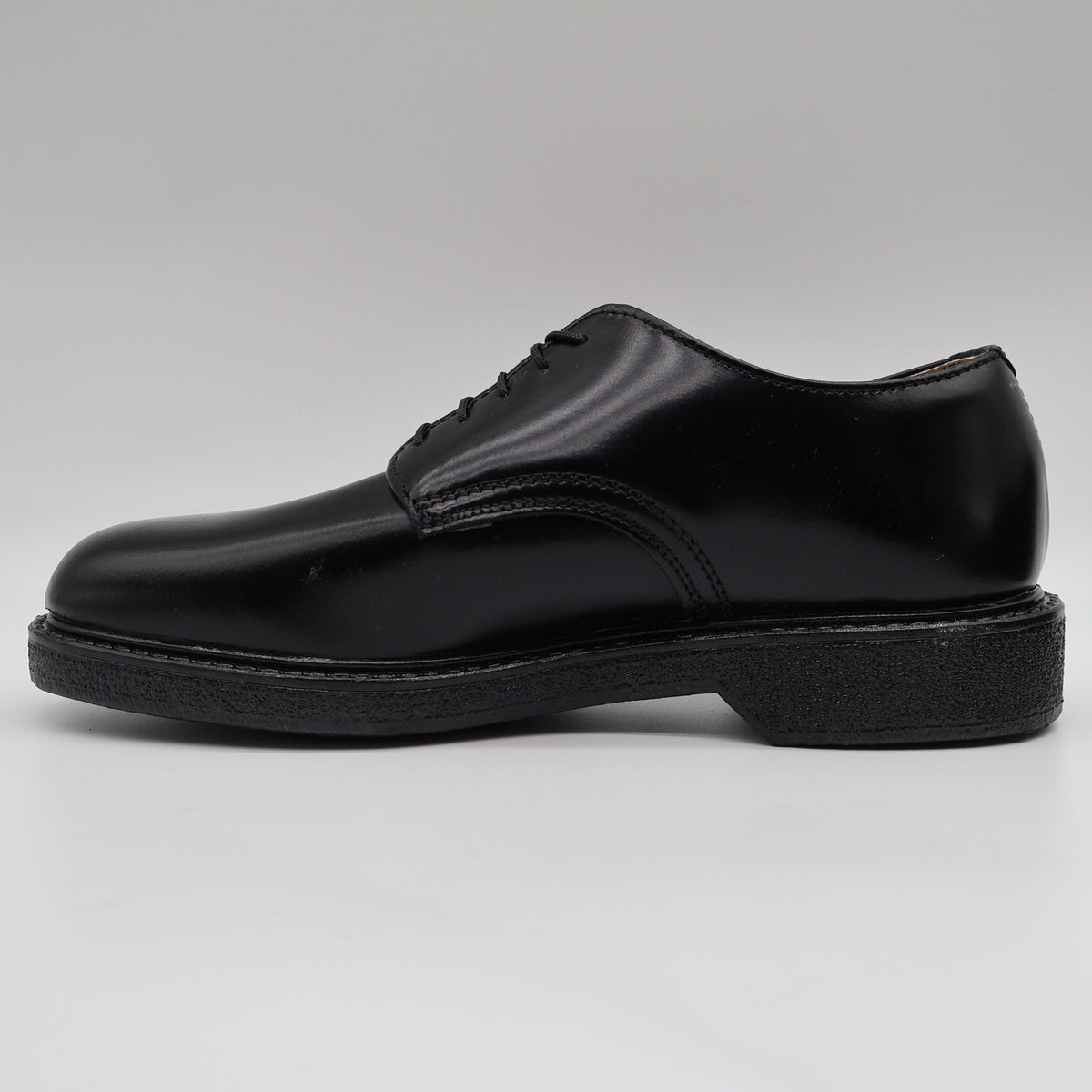 Cedar Crest Oxford Shoes Mens 7 D Vintage Black Leather Cushion Arch Deadstock - take2supply