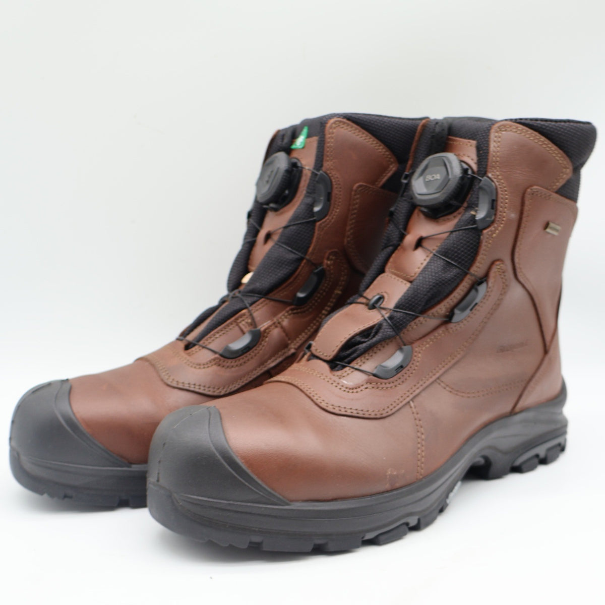 Grisport BOA Constructor Work Boots Mens 12 Brown Leather Waterproof Vibram NEW - take2supply