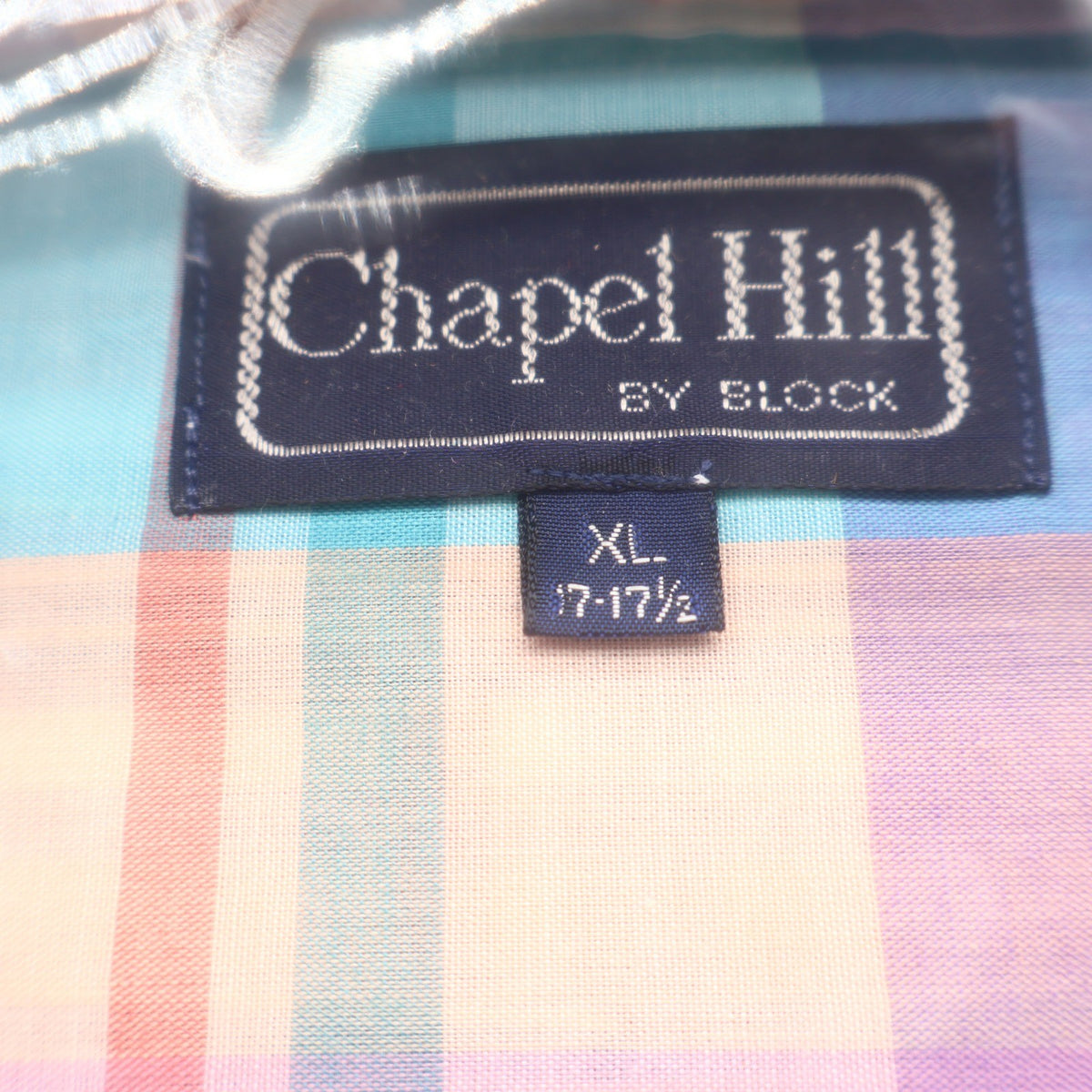 Chapel Hill by Block Shirt Mens XL Vintage Plaid Short Sleeve Button Down New - take2supply
